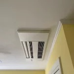 air vent in corner of room